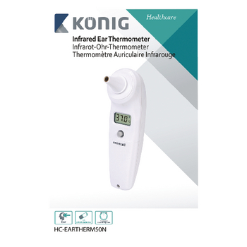 HC-EARTHERM50N Infrarood thermometer oor wit Verpakking foto
